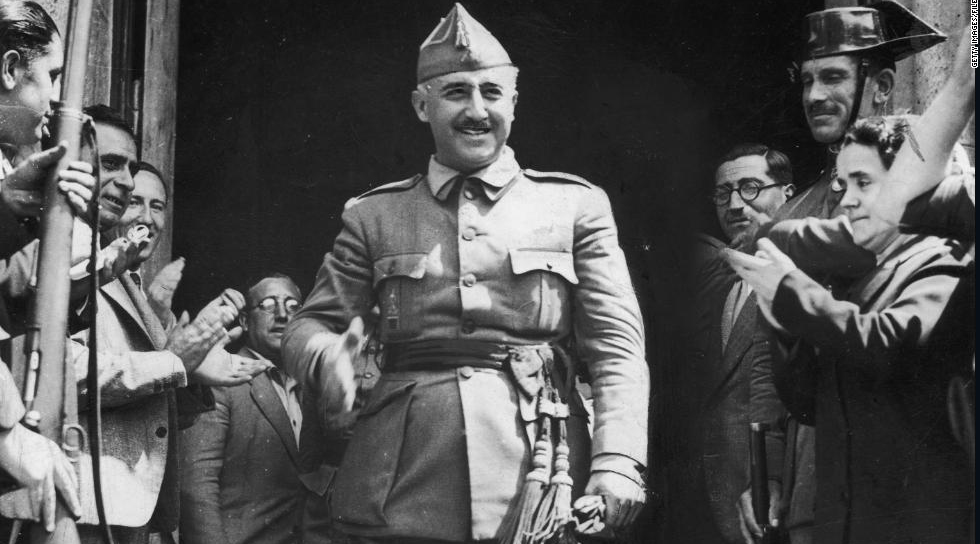 스페인의 독재자 프랑코(Francisco Franco 1892-1975)<br>