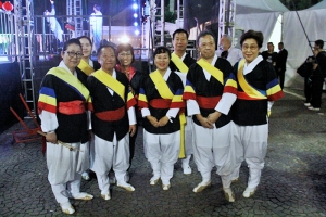 상파울루 문화축제서 펼쳐진 흥겨운 한국전통 공연
