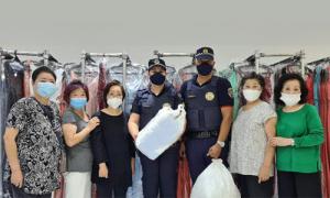 브라질한인어머니합창단, 상파울루시 경찰에 마스크 기증