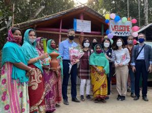 이장근 대사, 방글라데시 로힝야족 난민캠프 방문