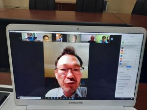 온두라스 한국 기업인들과 화상회의