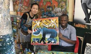 [아프로⑧] 팅가팅가 미술로 아프리카의 오늘과 호흡하다