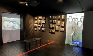 룩셈부르크 국립역사전쟁박물관에서 한국전 참전용사 전시회