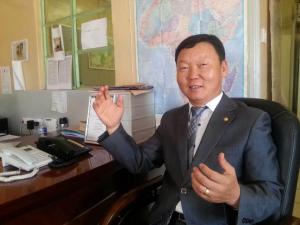 Kim Chae-soo of Botswana, president of Hansang Federation in the Middle East & Africa